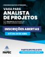Fapec está com processo seletivo aberto para Analista de Projetos